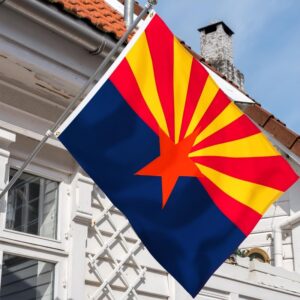 Arizona State Flag Embroidery & Printed for Pole Car Boat Garden