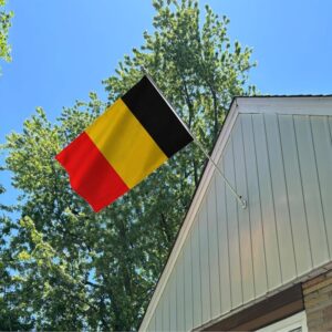 Belgium Flag Embroidery & Printed for Pole Car Boat Garden