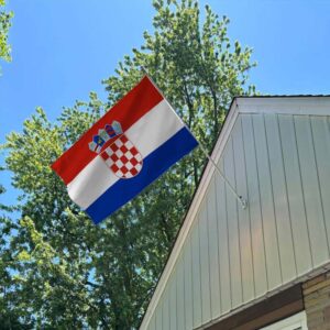Croatia Flag Embroidery & Printed for Pole Car Boat Garden