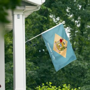 Delaware State Flag Embroidery & Printed for Pole Car Boat Garden
