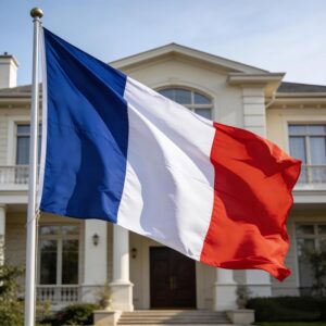 France Flag Embroidery & Printed for Pole Car Boat Garden