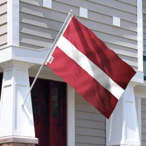Latvia Flag Embroidery & Printed for Pole Car Boat Garden