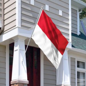 Monaco Flag Embroidery & Printed for Pole Car Boat Garden