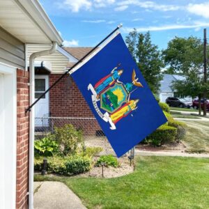 New York State Flag Embroidery & Printed for Pole Car Boat Garden