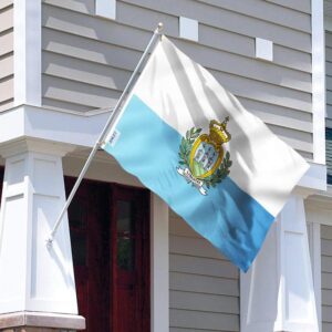 San Marino Flag Embroidery & Printed for Pole Car Boat Garden