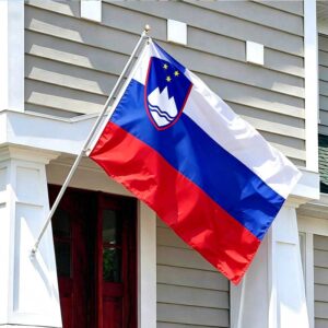 Slovenia Flag Embroidery & Printed for Pole Car Boat Garden