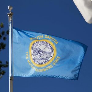 South Dakota State Flag Embroidery & Printed for Pole Car Boat Garden