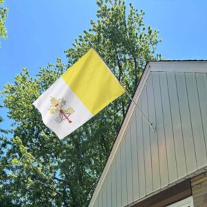 Vatican City Flag Embroidery & Printed for Pole Car Boat Garden