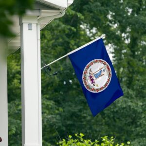 Virginia State Flag Embroidery & Printed for Pole Car Boat Garden